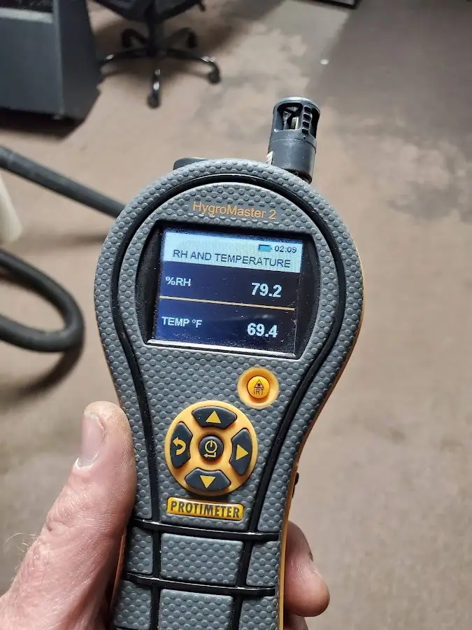 Moisture meter humidity assessment for Fire & Smoke Damage Restoration in Corcoran