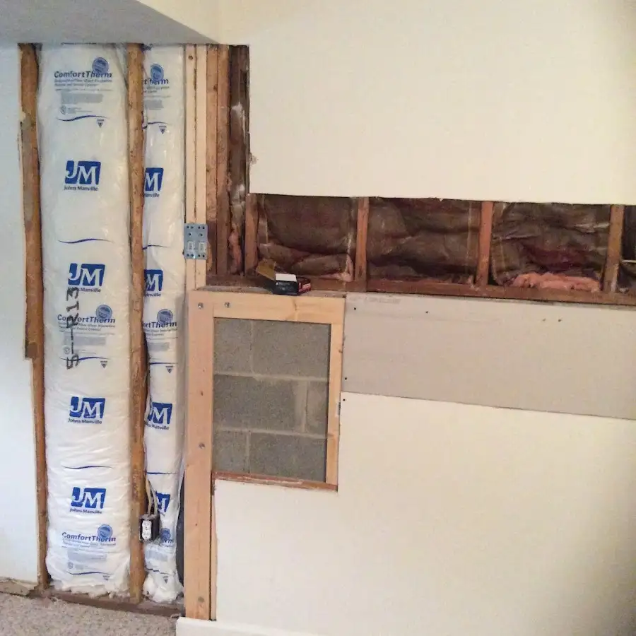 Wall insulation replacement during Odor Removal & Deodorization in Corcoran